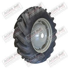 Wheel & Goodyear Tyre Assembly RH 9 x 28 suitable for Ford & Fordson -  