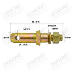 Lower Link Implement Mounting Pin (Cat. 2)