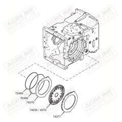 Brake Disc suitable for Case International -  A190067