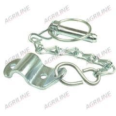 Lynch Pin Chain And Bracket suitable for Massey Ferguson -  195646M91  195646M92
