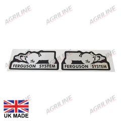 Decal (Pair) - The Ferguson System suitable for Massey Ferguson -  