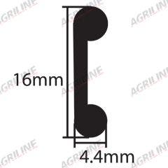 Bonnet Rubber Kit suitable for Ford & Fordson -  