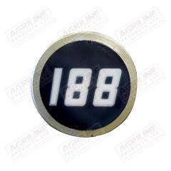 MF188 Plastic Medallion suitable for Massey Ferguson -  