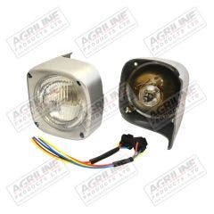Head Light (Pair) - RH Dip suitable for Massey Ferguson -  1672766M91  1860177M1  1890156M91
