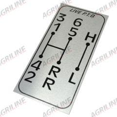 Gear Shift Plate Live PTO suitable for Ford & Fordson -  