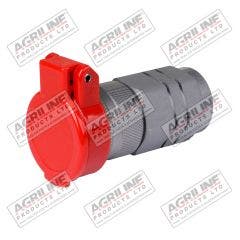 Spring Loaded Dust Cap - Red