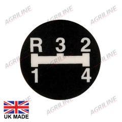 Decal - Gear Stick 1-2-3-4-R - Ford suitable for Massey Ferguson -  1682629M1