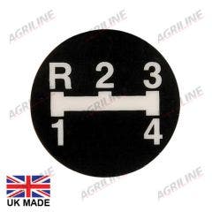 Decal - Gear Stick 1-2-3-4-R - Massey Ferguson suitable for Massey Ferguson -  1682628M1