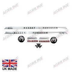 Decal Set - Massey Ferguson 175 suitable for Massey Ferguson -  