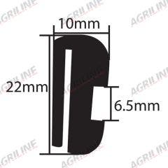 Bonnet Rubber Kit and Rivets suitable for Ferguson -  