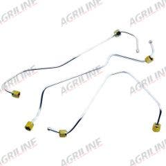 Injector Pipe Set (3 Cyl) suitable for Ford & Fordson -  81814452  81814456  81814572