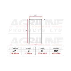 Liner Finished suitable for Massey Ferguson -  31358341