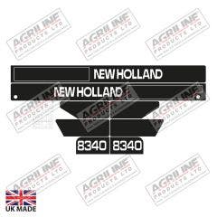 Decal Set - New Holland 8340 suitable for New Holland -  82008798  82008799  82008800