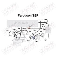 Fuel Pipe- Fuel Tank to Lift Pump suitable for Ferguson -  