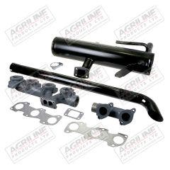 Exhaust Manifold / Silencer Kit suitable for New Holland -  87802730  87802729  82009294