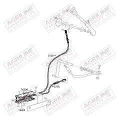 Throttle Housing Slider - 1695458M1 suitable for Massey Ferguson -  1695458M1