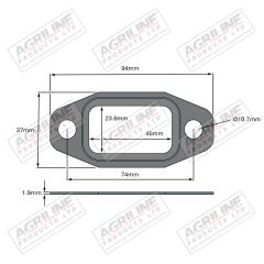 Manifold Gasket - 0606800900 suitable for Renault -  0606800900