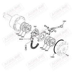 Brake Slave Cylinder suitable for New Holland -  81866484  83997398  E9NN2N448AB