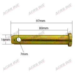 Metric Clevis Pin (16mm)