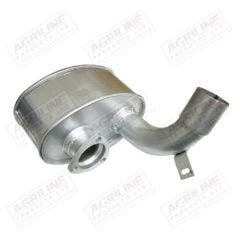 Underhood Silencer -  3814606M1 suitable for Massey Ferguson -  3814606M1  3814606M2