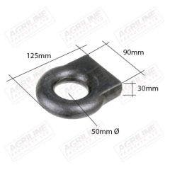 Weld On Towing Eye, Straight 5"