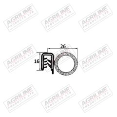 Draught Excluder (3m Roll) suitable for Deutz -  
