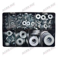 Metric Heavy Duty Flat Washer Assortment Box (505Pcs)