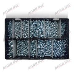 Pozi Head Self Tapping Screw Assortment Box (700 Pcs)