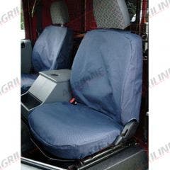 Land Rover Defender (1954-2006) Front Seat Cover- Blue