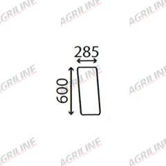 Cab Glass- Fixed Side Window- Clear suitable for Ford & Fordson -  81822892