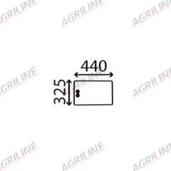 Cab Glass- Sliding Lower Rear- Clear suitable for Ford & Fordson -  83932020