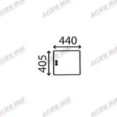 Cab Glass- Sliding Lower Rear- Clear