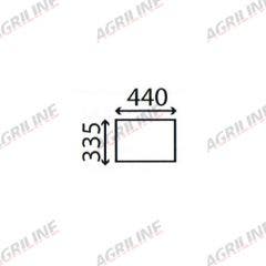 Cab Glass- Fixed Lower Rear- Clear suitable for Ford & Fordson -  83932021