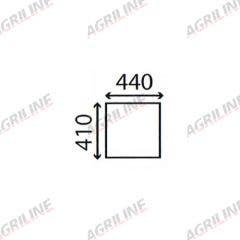 Cab Glass- Fixed Lower Rear- Clear