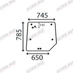 Cab Glass - Rear Window - 3821485M1