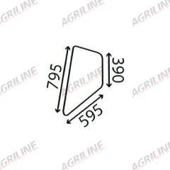 Cab Glass- Top Door- Clear suitable for Massey Ferguson -  1862349M1