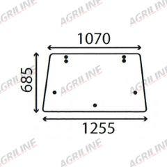 Cab Glass - Rear Window - 1897724M1