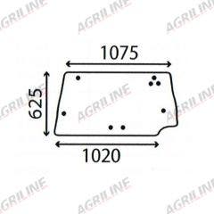 Cab Glass - Rear Window - 127442A1