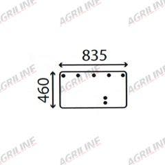 Cab Glass- Lower Rear - 1328504C1