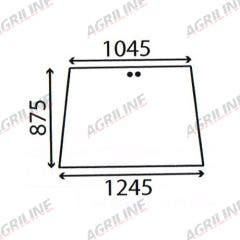 Cab Glass- Front Window - Clear suitable for Case International -  144768A1