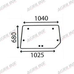Cab Glass - Rear Window - 144794A1 suitable for Case International -  144794A1