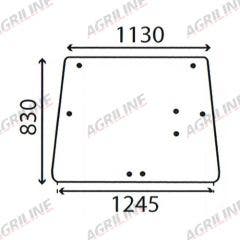 Cab Glass- Rear Window - Clear