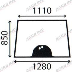 Cab Glass-Front Window - Green Tint suitable for Massey Ferguson -  4273022m1