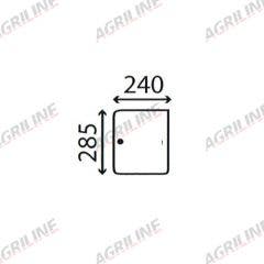 Cab Glass-Sliding Lower Rear - Clear