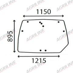 Cab Glass - Rear Window - 4429137
