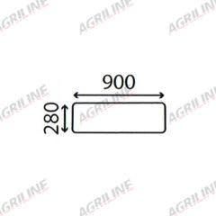 Cab Glass - Lower Rear - 4358914