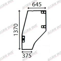 Cab Glass-Curved LH Door- Clear suitable for Deutz -  4402777