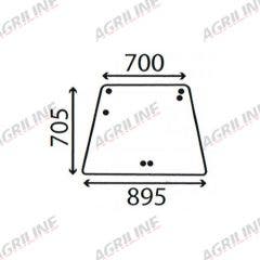 Cab Glass - Rear Window - 4383609