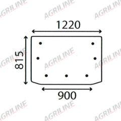 Cab Glass - Lower Rear - 92342730