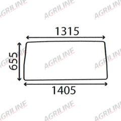 Cab Glass- Front Window- Green Tint suitable for Fiat -  5120507